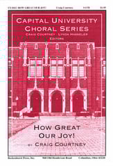 How Great Our Joy! SATB choral sheet music cover